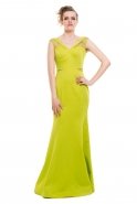 Long Pistachio Green Evening Dress C3234