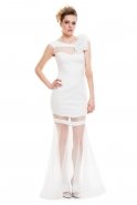 Long White Evening Dress AL8373