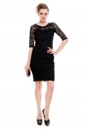 Short Black Evening Dress C5215
