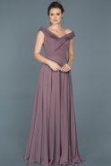 Long Lavender Engagement Dress ABU012