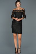 Short Black Invitation Dress ABK187