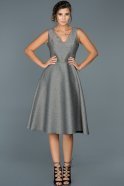 Grey Invitation Dress ABK181