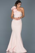 Long Powder Color Mermaid Prom Dress ABU414