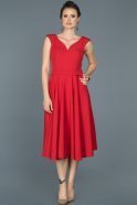 Red Invitation Dress ABK179