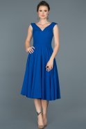 Sax Blue Invitation Dress ABK179
