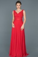 Long Red Evening Dress ABU004