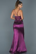 Long Fuchsia Mermaid Evening Dress ABU420