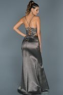 Long Grey Mermaid Evening Dress ABU420