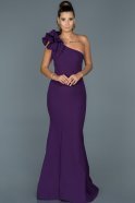 Long Purple Mermaid Prom Dress ABU414