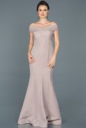 Long Powder Color Mermaid Prom Dress ABU111