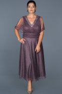 Lavander Plus Size Evening Dress ABU414