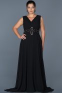Long Black Evening Dress ABU463