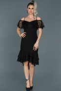 Short Black Invitation Dress ABK199