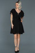 Short Black Invitation Dress ABK273