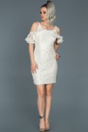 Mini White Invitation Dress ABK282