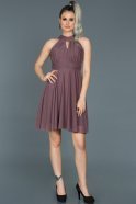 Short Lavender Evening Dress ABK224