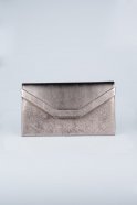 Bronze Leather Evening Bag V440