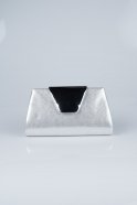 Silver Plaster Fabric Portfolio Bags V398