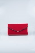 Red Patent Leather Evening Bag V458