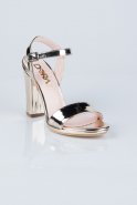 Gold Evening Shoes AB1011