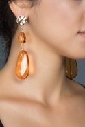 Orange Earring BT134
