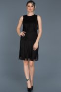 Short Black Invitation Dress ABK294
