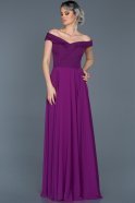 Long Purple Engagement Dress ABU012