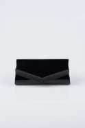Black Patent Leather Evening Bag V438