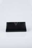 Black Leather Portfolio Bags V410