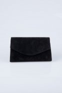 Black Suede Evening Bag V497