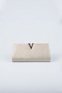 Gold Silvery Portfolio Bags V410