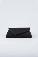Black Silvery Portfolio Bags V455-01
