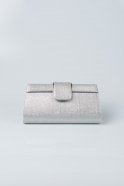 Silver Silvery Portfolio Bags V494