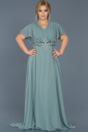 Long Turquoise Evening Dress ABU535