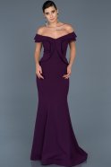 Purple Mermaid Evening Dress ABU544