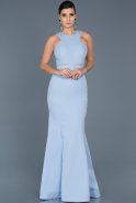 Long Blue Evening Dress ABU047