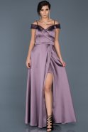 Long Lavender Engagement Dress ABU560