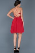 Short Red Invitation Dress ABK027