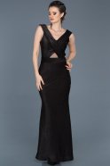Long Black Mermaid Prom Dress ABU436