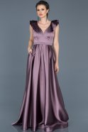 Long Lavender Engagement Dress ABU576