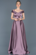 Long Lavender Engagement Dress ABU578
