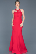 Long Red Evening Dress ABU006
