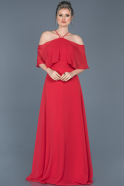 Long Red Evening Dress ABU002