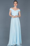 Light Blue Long Evening Dress ABU020
