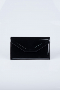 Black Patent Leather Evening Bag V440