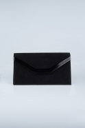 Black Suede Evening Bag V440