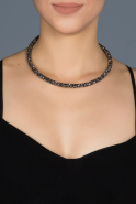 Anthracite Necklace AB002