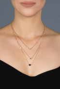 Gold-Rose Necklace SM016
