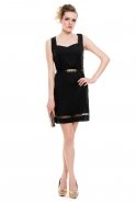 Short Black Evening Dress T2086