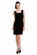 Short Black Evening Dress T2033
